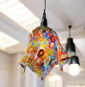 Murano Glass - - Filippo Maso - Lampe à suspendre - verre de, Antiek en Kunst, Antiek | Verlichting