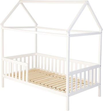 Huisbed 160x80cm Hout | Tweede kansje | OP = OP (kinderbed), Verzenden, Zo goed als nieuw, 160 tot 180 cm, 70 tot 85 cm