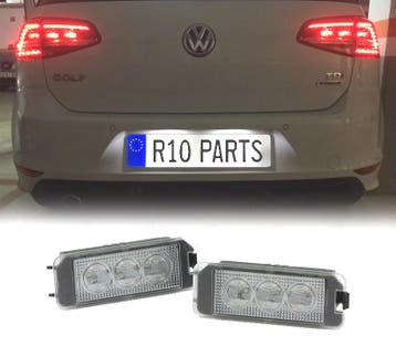 ÉCLAIRAGE PLAQUE D´IMMATRICULATION LED VOLKSWAGEN VW GOLF IV, Verzenden