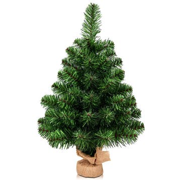 2dekans | coast kunstkerstboom dennentak pvc - 60 cm - groen, Diversen, Ophalen of Verzenden, Nieuw
