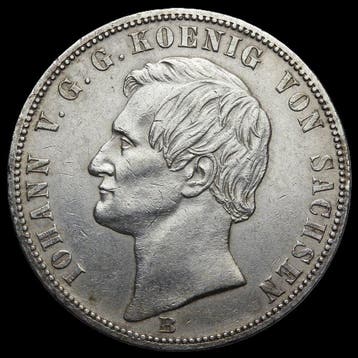 Allemagne, Saxe Johann I. Thaler (taler) 1871 / Siegestaler