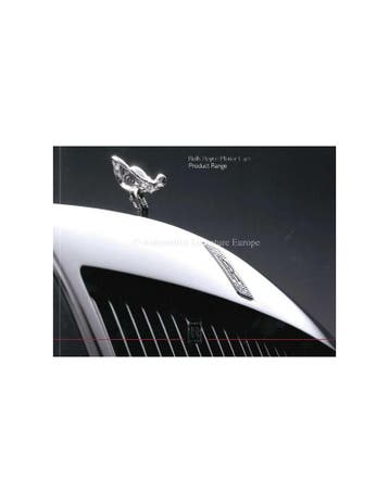 2018 ROLLS ROYCE PROGRAMMA BROCHURE ENGELS, Ophalen of Verzenden