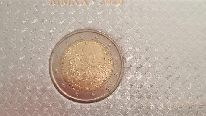 Vaticaan. 2 Euro 2020 Giovanni Paolo II (Zonder, Timbres & Monnaies, Monnaies | Europe | Monnaies non-euro