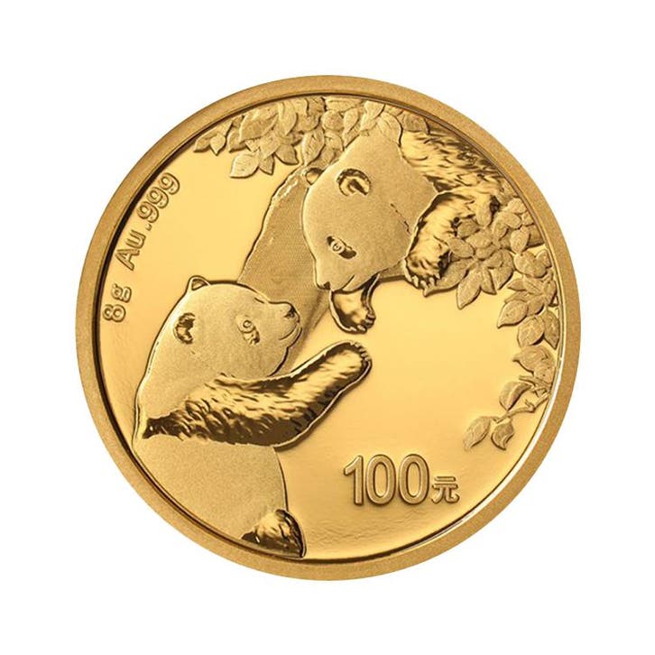 8 gram gouden munt Panda 2023, Timbres & Monnaies, Métaux nobles & Lingots
