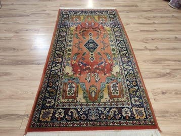 Keshan - Vloerkleed - 1.65 m - 0.9 m - Royal Blumen, Nieuw