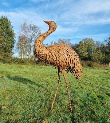 Figure - XXL struisvogel - Fer, Métal