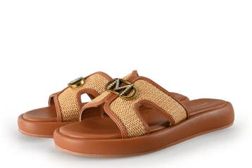 Mexx Slippers in maat 40 Bruin, Kleding | Dames, Slippers, Mexx, Bruin, Verzenden