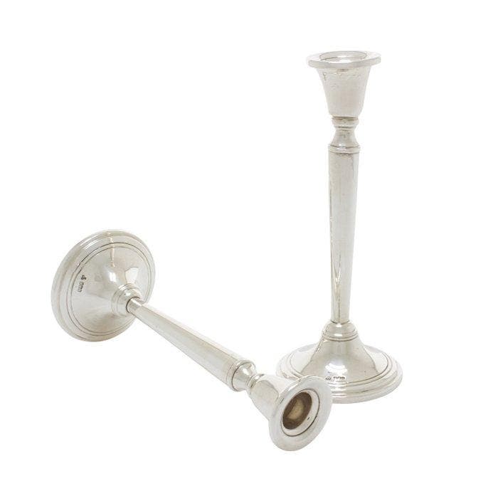 Alwright & Marshall Ltd, Dublin - Kaarsenhouder (2) - .925, Antiquités & Art, Antiquités | Argent & Or