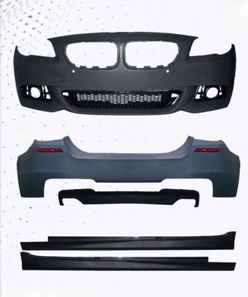 BMW F10 LCI M550i Look Bodykit – 4 Uitlaat, Nieuw, Voor, BMW, Bumper