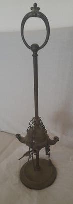 Lampe à huile (7) - Laiton, Antiquités & Art