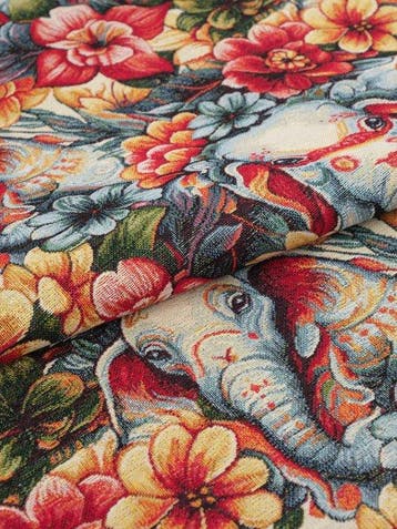 Premium Kleurrijke Gobelin 4,40 × 1,40 meter Jacquardstof:
