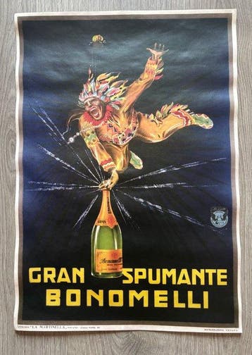 Anonymous - Gran Spumante Bonomelli Manifesto Pubblicitario