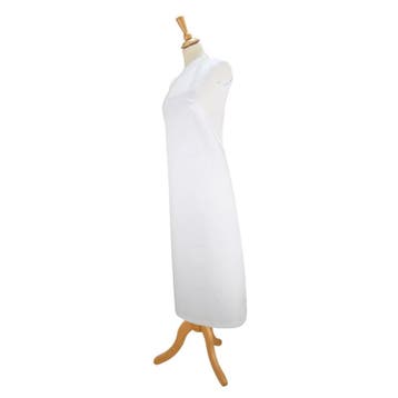 Schort Halterschort Wit 80x100cm - Polycotton Treb ELS, Verzenden, Nieuw, Overige kleuren, Schort