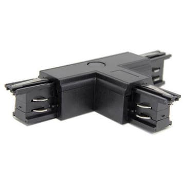 Spanningsrail Doorverbinder T Koppeling Rechts - Zwart 3 Fas, Verzenden, Nieuw