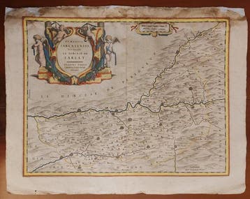 Frankrijk - Bisdom Sarlat; Willem Janszoon Blaeu - Dioecesis, Boeken, Atlassen en Landkaarten, Nieuw