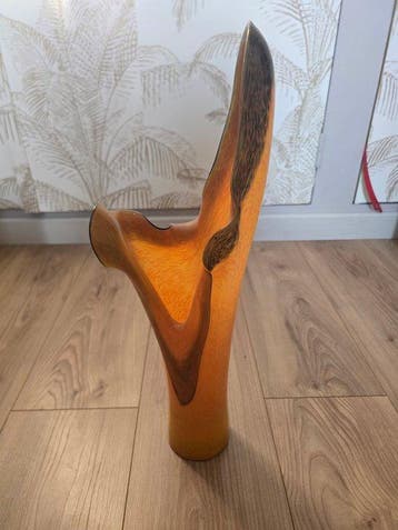 Vaas - Hoogte: 47 cm - Glas
