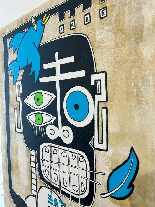 eR.B. -  Eat Poiso, Antiquités & Art, Art | Peinture | Moderne