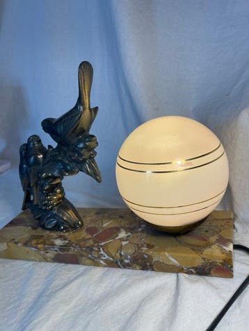 Maurice Frécourt - Lamp - Les Oisillons afmetingen: 25x19x9