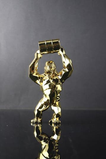 Richard Orlinski (1966) - Kong Oil Spirit Gold