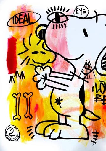 Lacriss (1990) - Snoopy & Woodstock Cute - XL