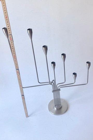 Piet Hein 63cm high Karlsvognen - Kaarsenhouder - Staal