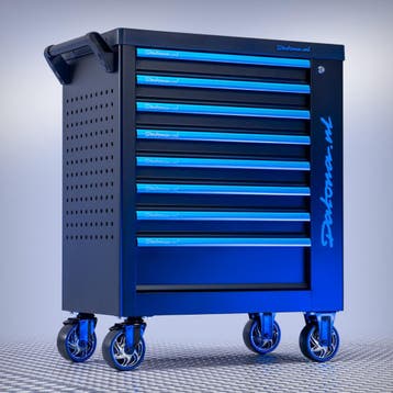 Datona Gereedschapswagen 8 lades met gatenbord, slot en, Doe-het-zelf en Bouw, Ophalen of Verzenden, Nieuw