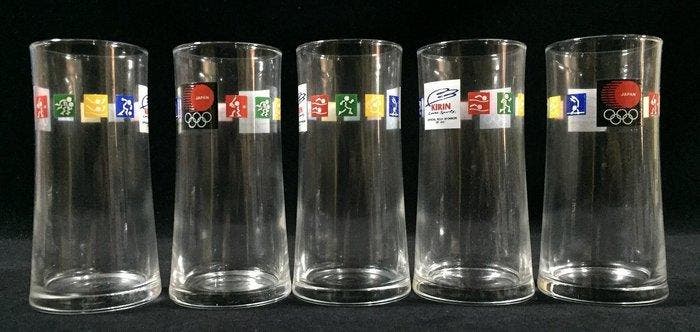 Set of 5 / 2000 Sydney Olympic / KIRIN Original Glass /, Verzamelen, Overige Verzamelen