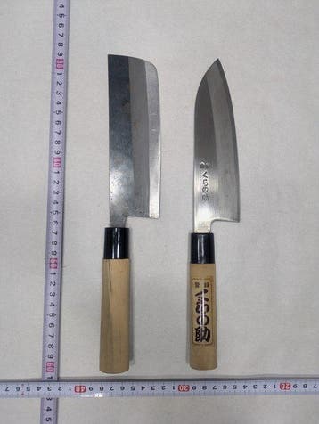 Keukenmes - Staal, Hout - Japan - Traditioneel Japans, Antiek en Kunst