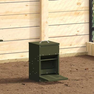 vidaXL Kip trekvoeder Olijf Groen 25 x 42 x 40 cm 4 kg, Verzenden, Nieuw