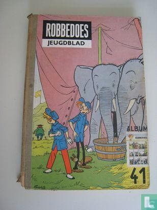 Robbedoes en Kwabbernoot - Robbedoes album 41 - 1952, Eén stripboek, Verzenden, Gelezen, Franquin, André.