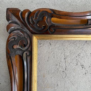 Vergulde Schilderij Lijst - Lijst - Hout