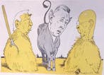 Carel Goseling als ezel uit een fabel op spotprent (Lithos), Verzenden