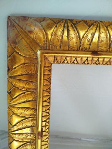 Vitrinelijst - legno.dim licht 40x30 - kroonlijst