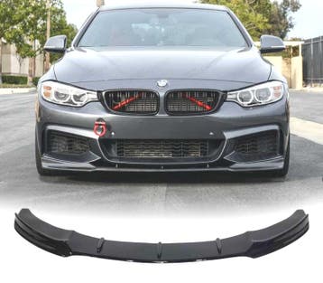 SPOILER LAME DE PARE-CHOCS AVANT BMW F32 LOOK M NOIR BRILLAN, Verzenden, Neuf