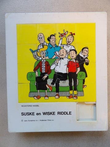 Suske en Wiske - Riddle puzzel + oude boeknlegger + prent -, Boeken, Stripverhalen, Nieuw