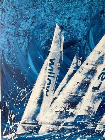 EK.art - White Sails - Rolex Sydney Hobart Yacht Race 2023, Antiek en Kunst