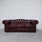 Chesterfield style - Sofa - club - Leder, Hout - vintage