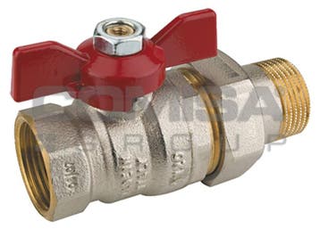 Ball Valve with connection, T-Handle MxF 1, Ophalen of Verzenden