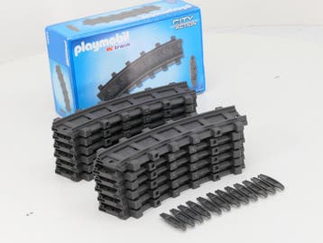 Playmobil 4385 RC-train  12x Bocht, Inc. verbindingstukken, Ophalen of Verzenden