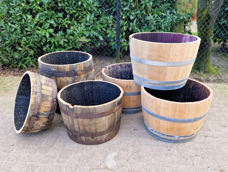 Eiken wijn- en whiskyvaten - Diverse maten en toepassingen, Jardin & Terrasse, Barils de pluie, Enlèvement ou Envoi