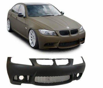 M3 Look Voorbumper BMW 3 Serie E90 E91 2005-2008 + PDC B9990, Auto-onderdelen, Carrosserie, Nieuw, Voor, BMW, Bumper