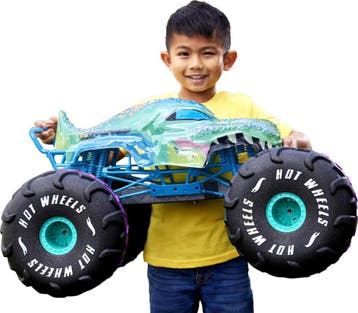 Hot Wheels RC Monster Truck | Tweede kansje | OP = OP, Verzenden, Zo goed als nieuw, Afstandsbediening