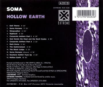 Soma - Hollow Earth, Verzenden, Gebruikt