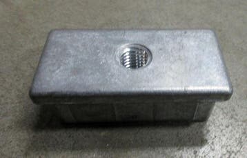 Insteekdop zink 6x3cm
