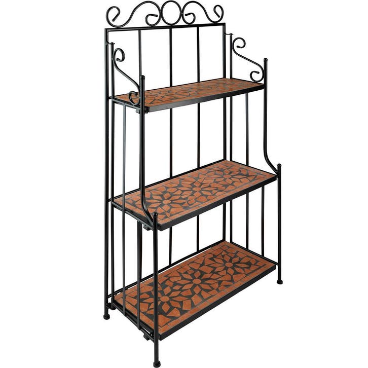 Metalen rek mozaïek 3 niveaus - terracotta, Jardin & Terrasse, Jardin & Terrasse Autre, Envoi