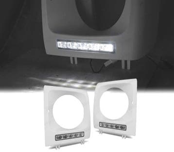KIT FEUX DIURNES AVANT MERCEDES W461 W463 01-12 DRL LED, Verzenden