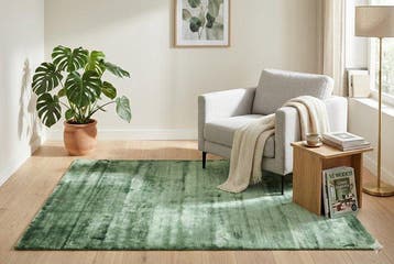 Luxe groene Gabbeh - Vloerkleed - 150 cm - 90 cm -, Huis en Inrichting, Stoffering | Tapijten en Vloerkleden, Nieuw