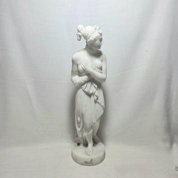 sculptuur, Venere Italica After Canova - 38 cm - Marmer of