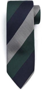 Suitable Stropdas Zijde Wide Stripe Navy Groen maat  Heren, Vêtements | Hommes, Cravates, Verzenden