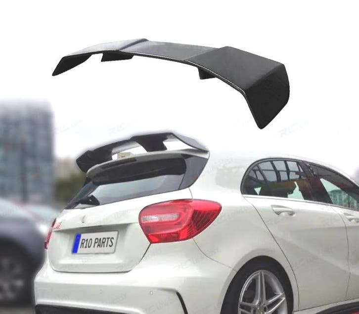 AILERON DE TOIT POUR MERCEDES CLASSE A W176 AMG LOOK A45 NOI, Auto-onderdelen, Carrosserie, Verzenden